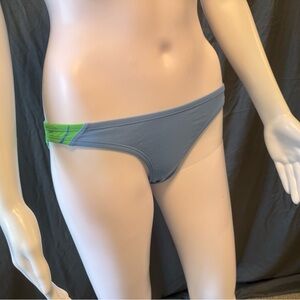 Volcom Gray and Green Bikini Bottom